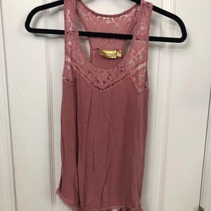 Princess vera wang racerback tank with lace top part.  used.